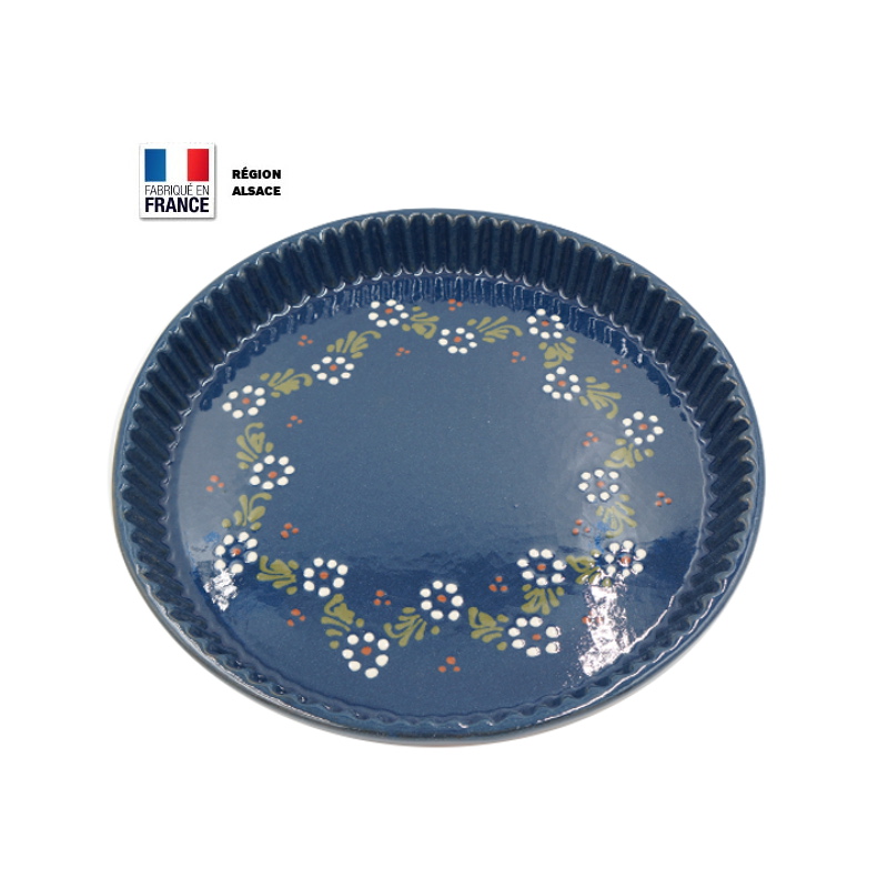 Plat à tarte céramique -  France