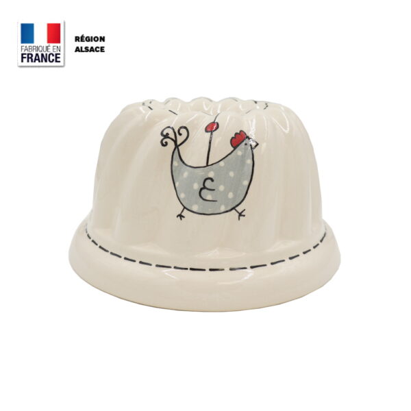 Moule à Kouglof Décor Poule/ 18 cm