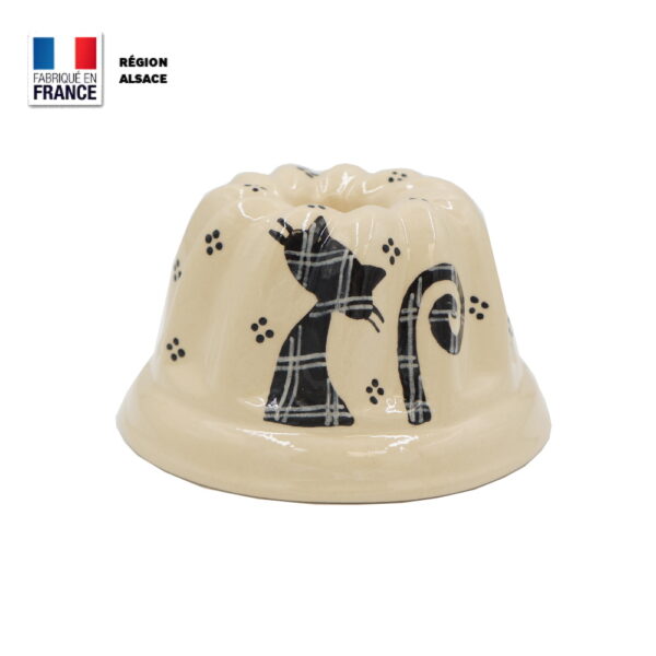 Moule à Kouglof Décor Chat / 12 cm