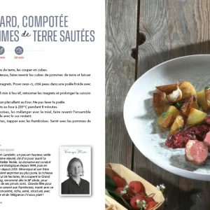 Les Divines Cuisinent, livre accord mets et vins d'Alsace. Recette magret de canard